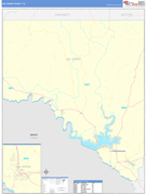 Val Verde County, TX Digital Map Basic Style